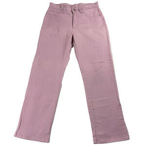 Lee Jeans Womens 6 Petite Pink Stretch Denim Slim Fit Retro Y2K Vintage Look Was